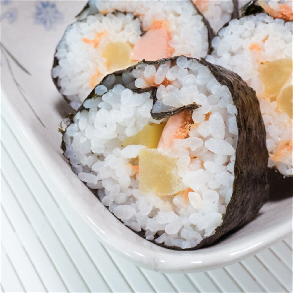Nonstick Surface Sushi Roller Maker PP Plastic Rolling Mat Picnic Lunch Tool Washable Reusable