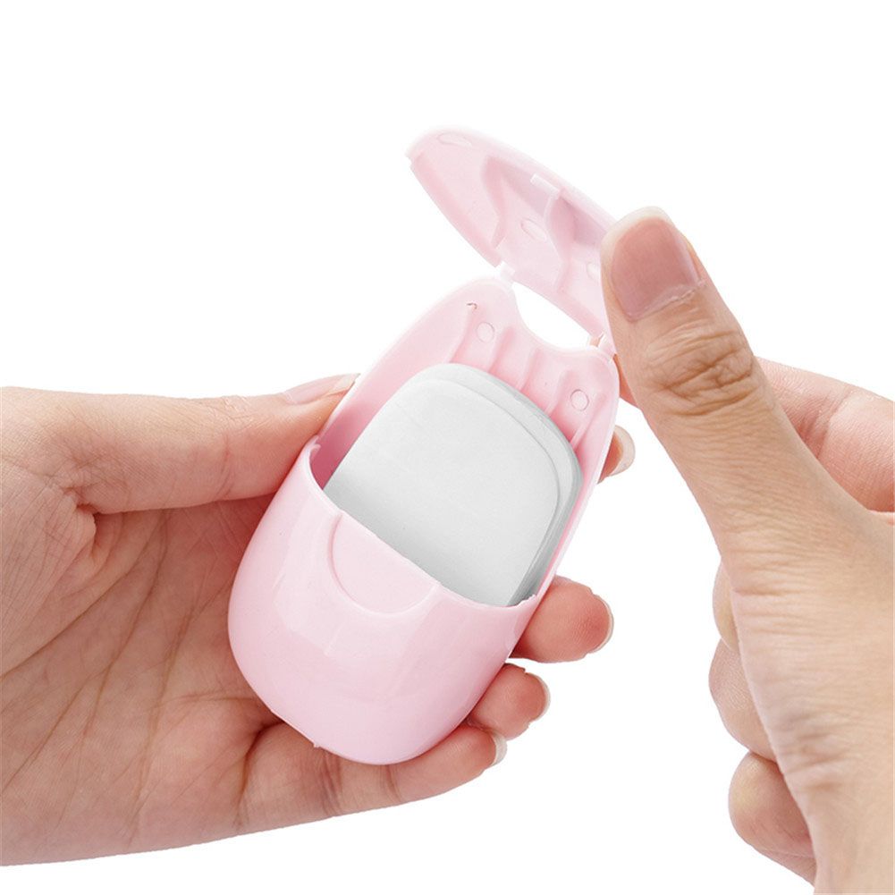 Travel Washing Hand 50Pcs Soap Paper Portable Sheets Accessories Cleaning Tool