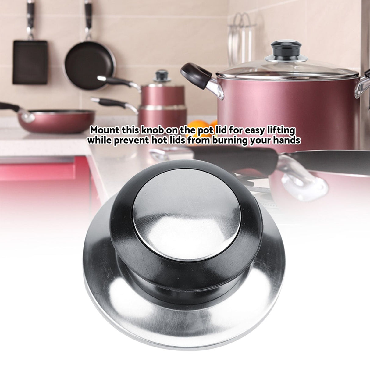 5Pcs Heat resistant Pot Pan Lids Knob Lifting Handle Home Kitchen Cookware Replacement Parts