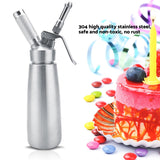 Stainless Steel Whipped Cream Dispenser Bundle With Three Nozzles 1000ml