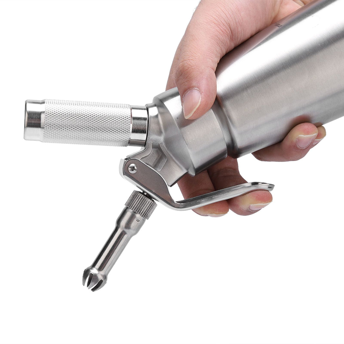 Stainless Steel Whipped Cream Dispenser Bundle With Three Nozzles 1000ml