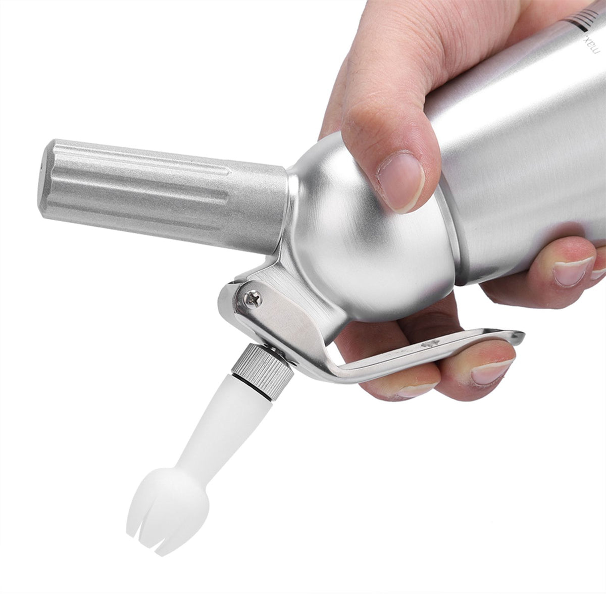 Aluminum Whipped Cream Dispenser Bundle With Three Nozzles Kitchen 500ml