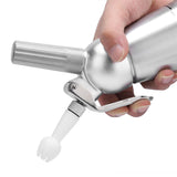 Aluminum Whipped Cream Dispenser Bundle With Three Nozzles Kitchen 500ml