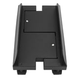 Removable Computer Case Stand Holder Bracket Desktop Mainframe Storage Rack with Brake(Black) - 45-Degree Angle
