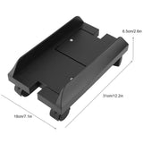 Removable Computer Case Stand Holder Bracket Desktop Mainframe Storage Rack with Brake(Black) - Extra Image
