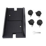 Removable Computer Case Stand Holder Bracket Desktop Mainframe Storage Rack with Brake(Black) - Extra Image