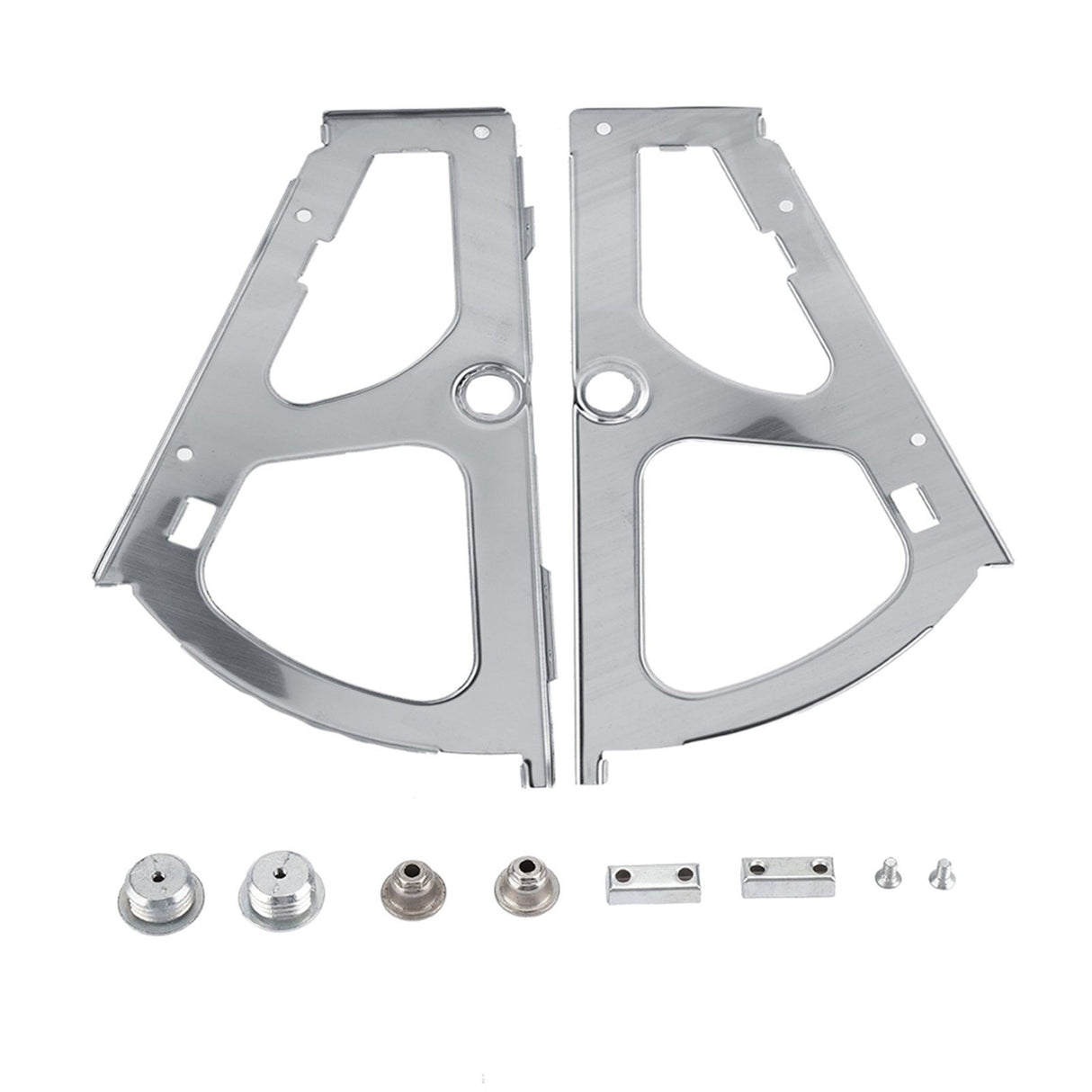 2Pcs Stainless Steel Shoes Drawer Cabinet Hinges Turing Rack Replacement Fittings(1 Layer)