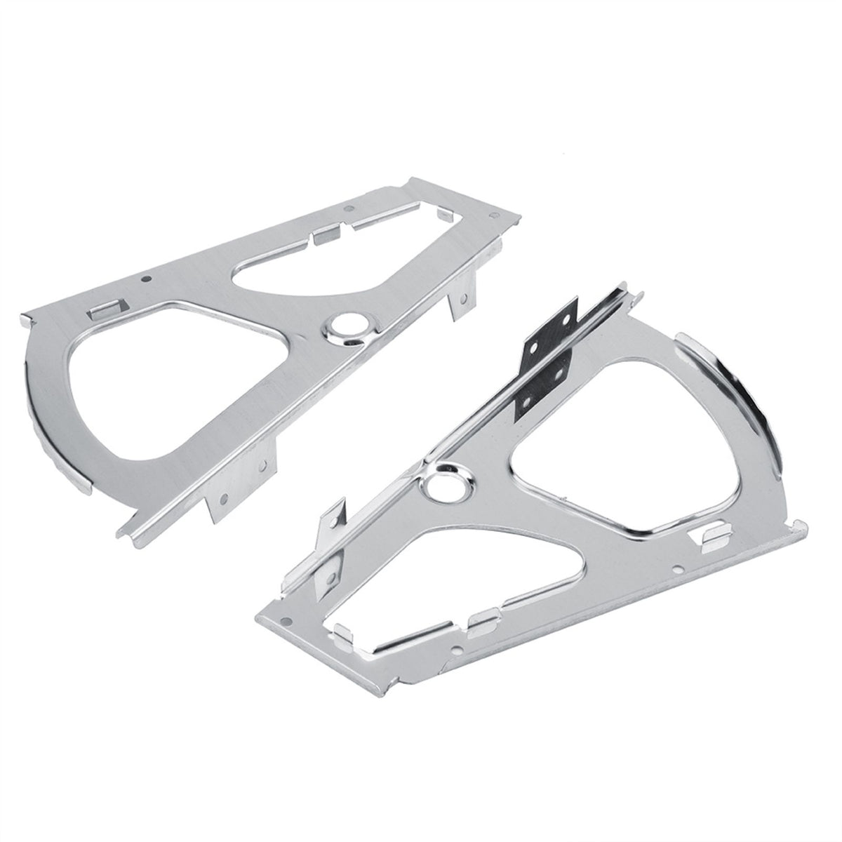 2Pcs Stainless Steel Shoes Drawer Cabinet Hinges Turing Rack Replacement Fittings(1 Layer)
