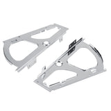 2Pcs Stainless Steel Shoes Drawer Cabinet Hinges Turing Rack Replacement Fittings(1 Layer) - 45-Degree Angle