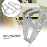 2Pcs Stainless Steel Shoes Drawer Cabinet Hinges Turing Rack Replacement Fittings(1 Layer)