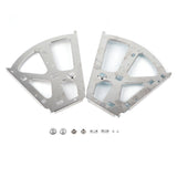2Pcs Stainless Steel Shoes Drawer Cabinet Hinges Turing Rack Replacement Fittings(2 Layers)