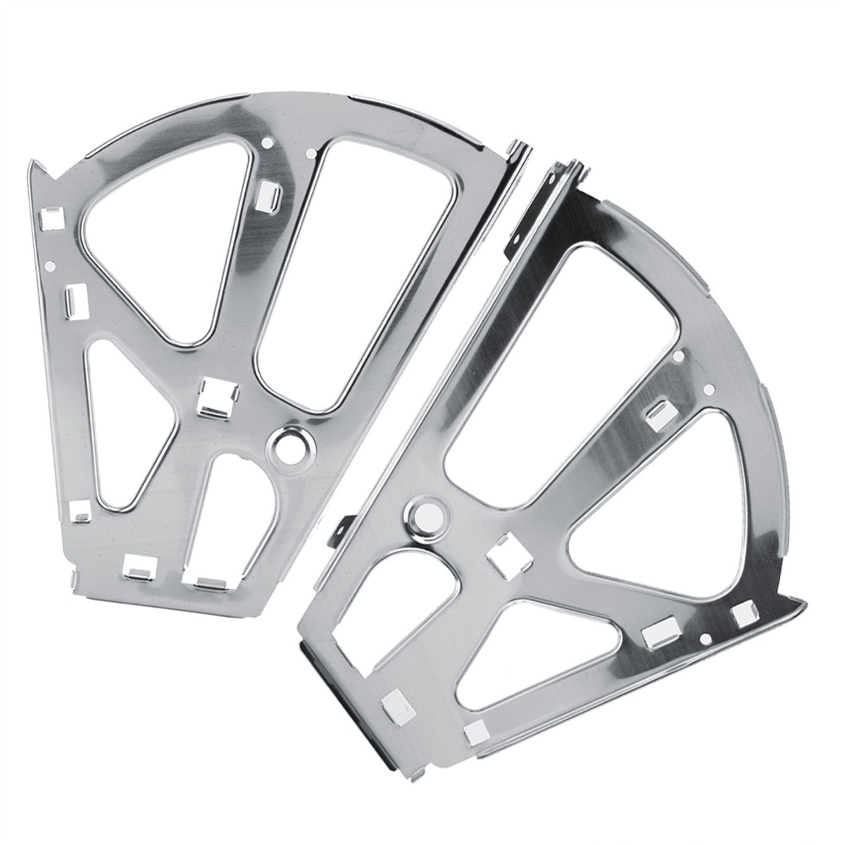 2Pcs Stainless Steel Shoes Drawer Cabinet Hinges Turing Rack Replacement Fittings(2 Layers)
