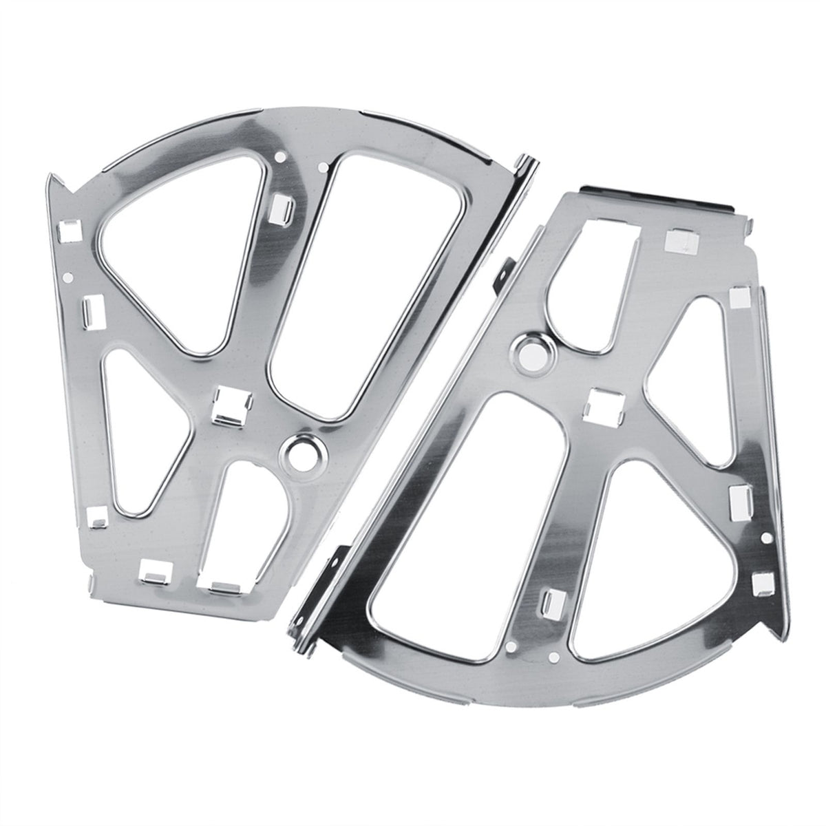2Pcs Stainless Steel Shoes Drawer Cabinet Hinges Turing Rack Replacement Fittings(2 Layers)