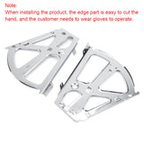 2Pcs Stainless Steel Shoes Drawer Cabinet Hinges Turing Rack Replacement Fittings(2 Layers) - 45-Degree Angle