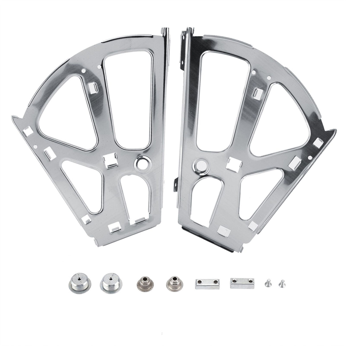 2Pcs Stainless Steel Shoes Drawer Cabinet Hinges Turing Rack Replacement Fittings(2 Layers)
