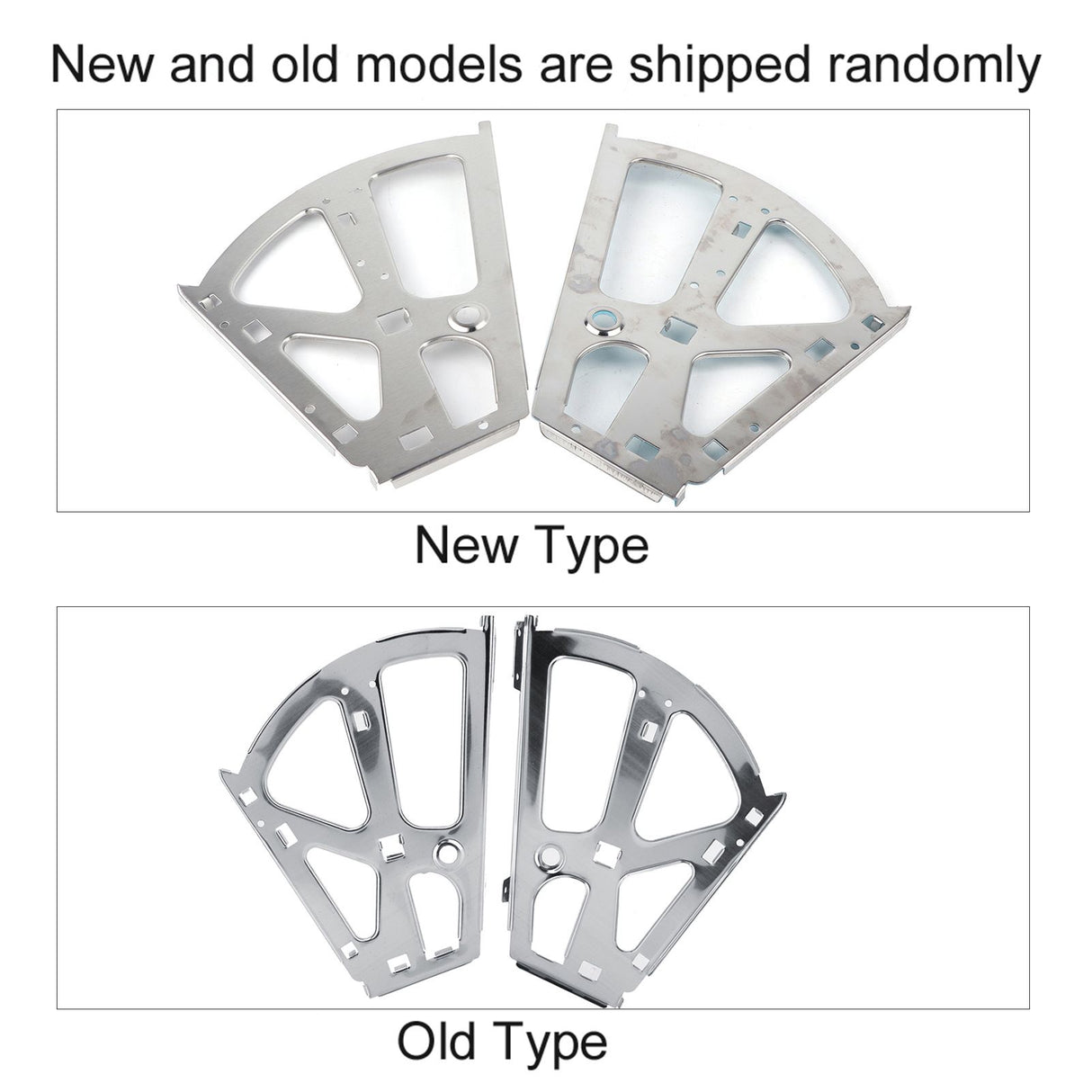 2Pcs Stainless Steel Shoes Drawer Cabinet Hinges Turing Rack Replacement Fittings(2 Layers)