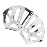 2Pcs Stainless Steel Shoes Drawer Cabinet Hinges Turing Rack Replacement Fittings(3 Layers) - Front View