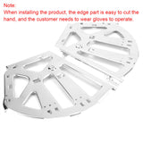 2Pcs Stainless Steel Shoes Drawer Cabinet Hinges Turing Rack Replacement Fittings(3 Layers) - Top-Down View