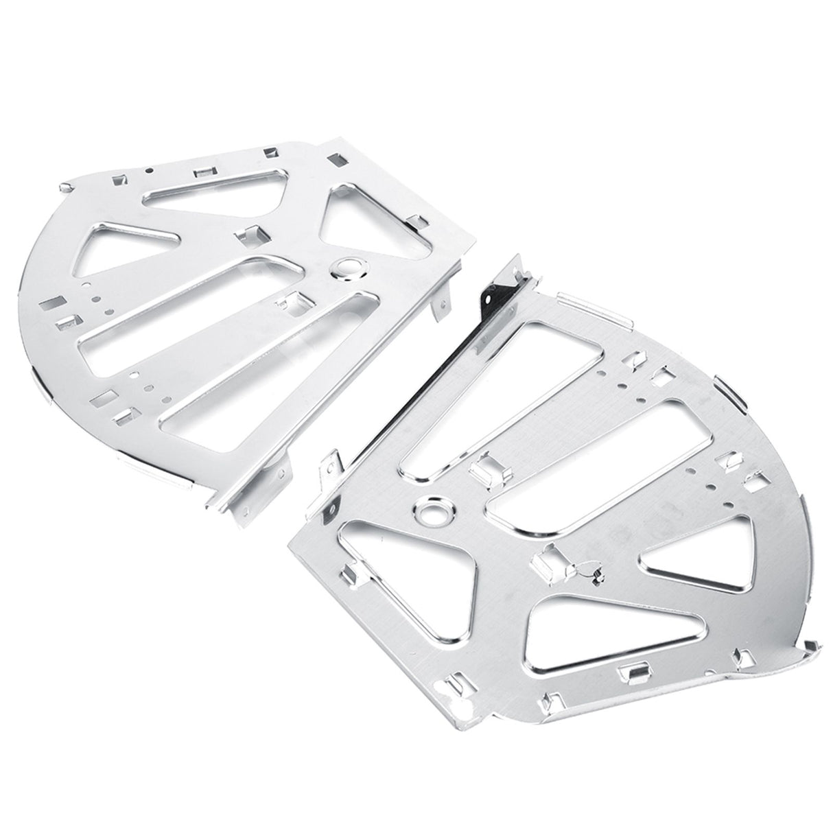 2Pcs Stainless Steel Shoes Drawer Cabinet Hinges Turing Rack Replacement Fittings(3 Layers)