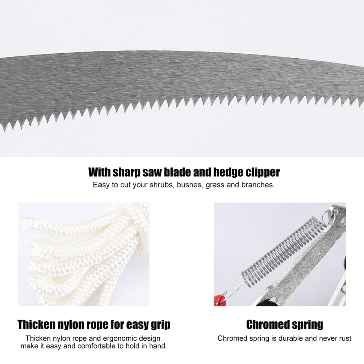2 Wheels Sharp Garden Pruning Shear Tree Trimmer Clipper Trimming Tool