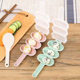 Rice Ball Mold Sushi Balls Maker Mould with Spoon Kitchen Cooking Tools Set for Baby(Beige)
