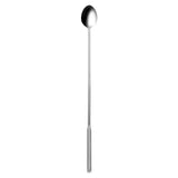 1Pc Stainless Steel Teardrop Bar Spoon Long Hanlde Drink Mixing Cocktail Stirrer Spoons - Rear View