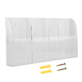 Acrylic Air Conditioner Remote Control Holder Case Storage Box Wall Mount