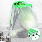 12Pcs Reusable Drawstring Mesh Bags Fruit Vegetable Sacks Storage Shopping Bag Toys Pouch - 45-Degree Angle