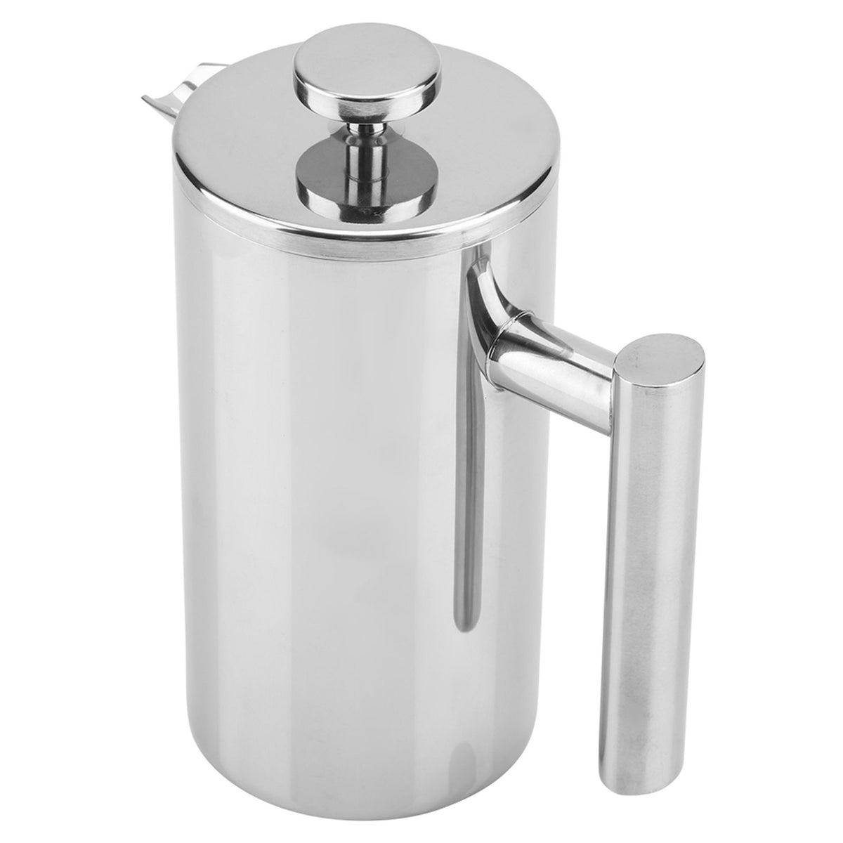 Double Walled Stainless Steel Coffee Maker French Press Tea Pot with Filter (800ML)