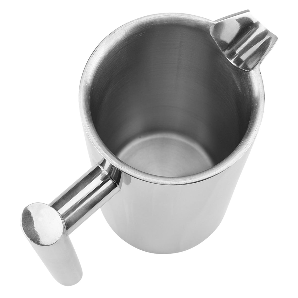 Double Walled Stainless Steel Coffee Maker French Press Tea Pot with Filter (1000ML)