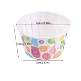 100PCS Mini Cupcake Liners Paper Round Cake Baking Cups Muffin Cases Home Party Wedding#4 - Extra Image
