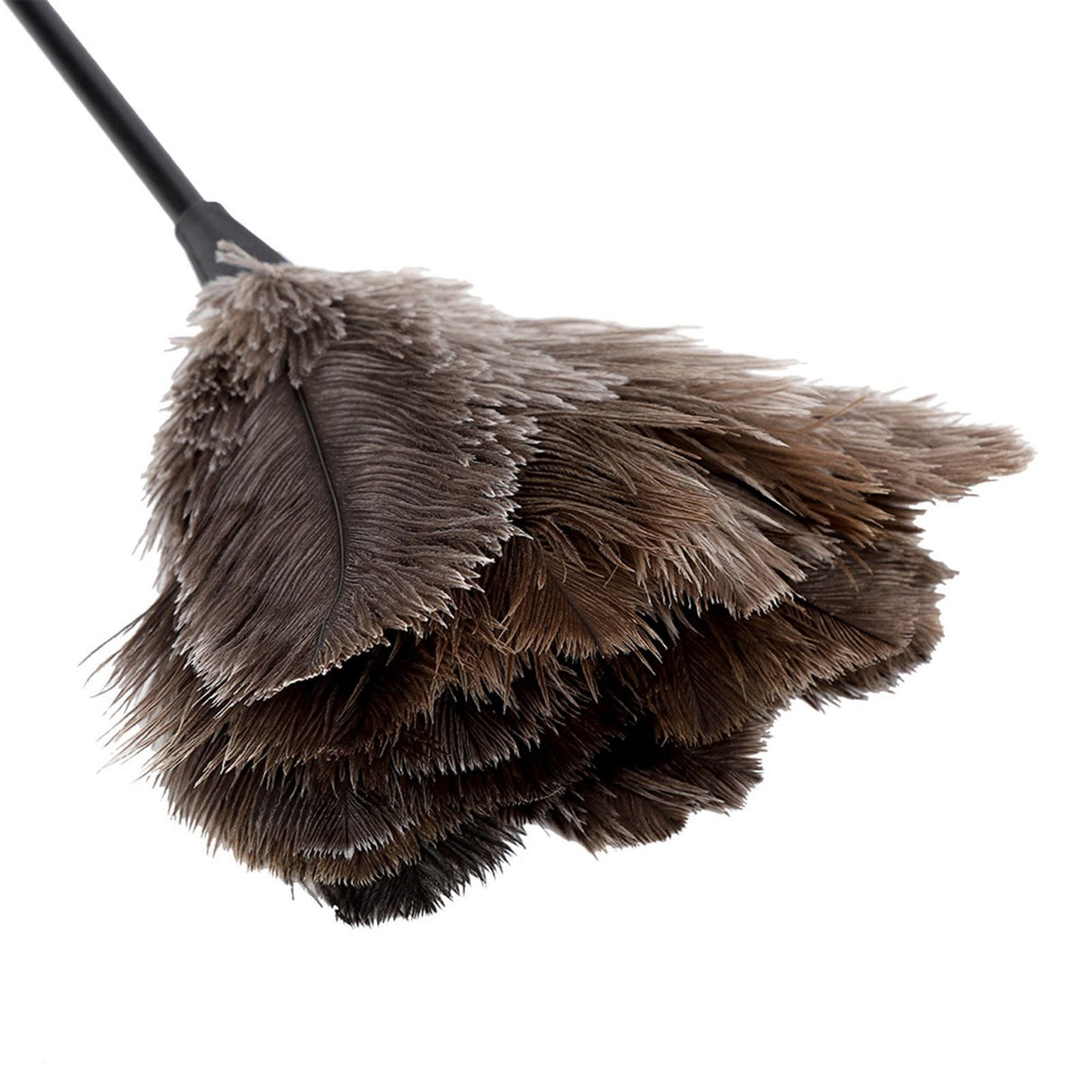 Mini Handmade Washable Reusable Ostrich Feather Duster for Books Keyboard Office Home