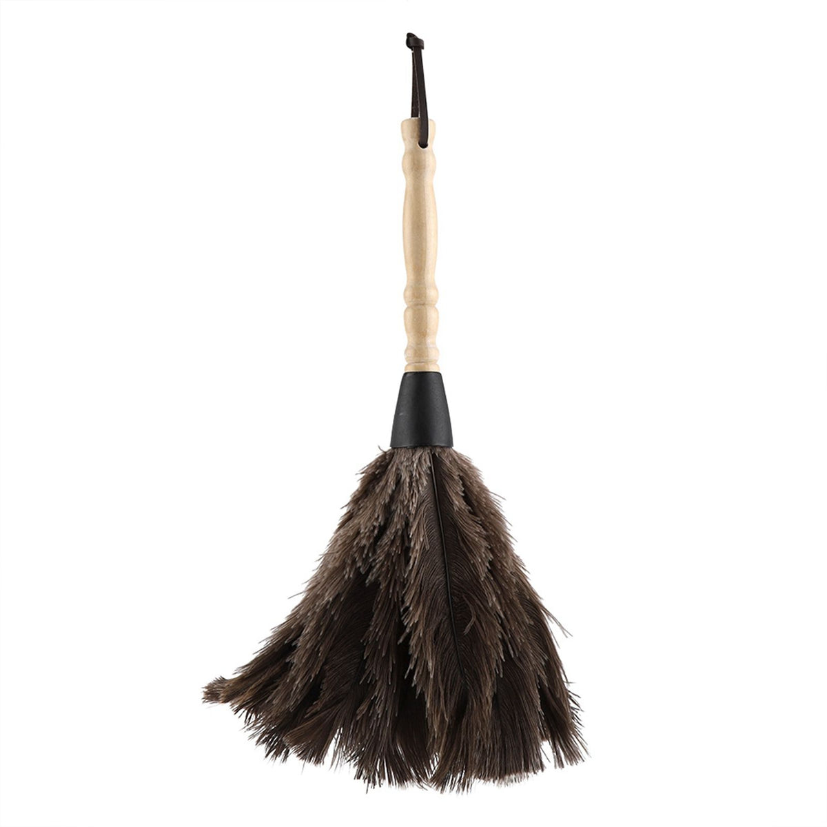 Mini Washable Reusable Ostrich Feather Duster for Books Keyboard Office Home