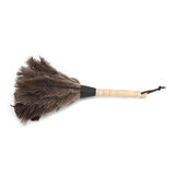 Mini Washable Reusable Ostrich Feather Duster for Books Keyboard Office Home - Front View