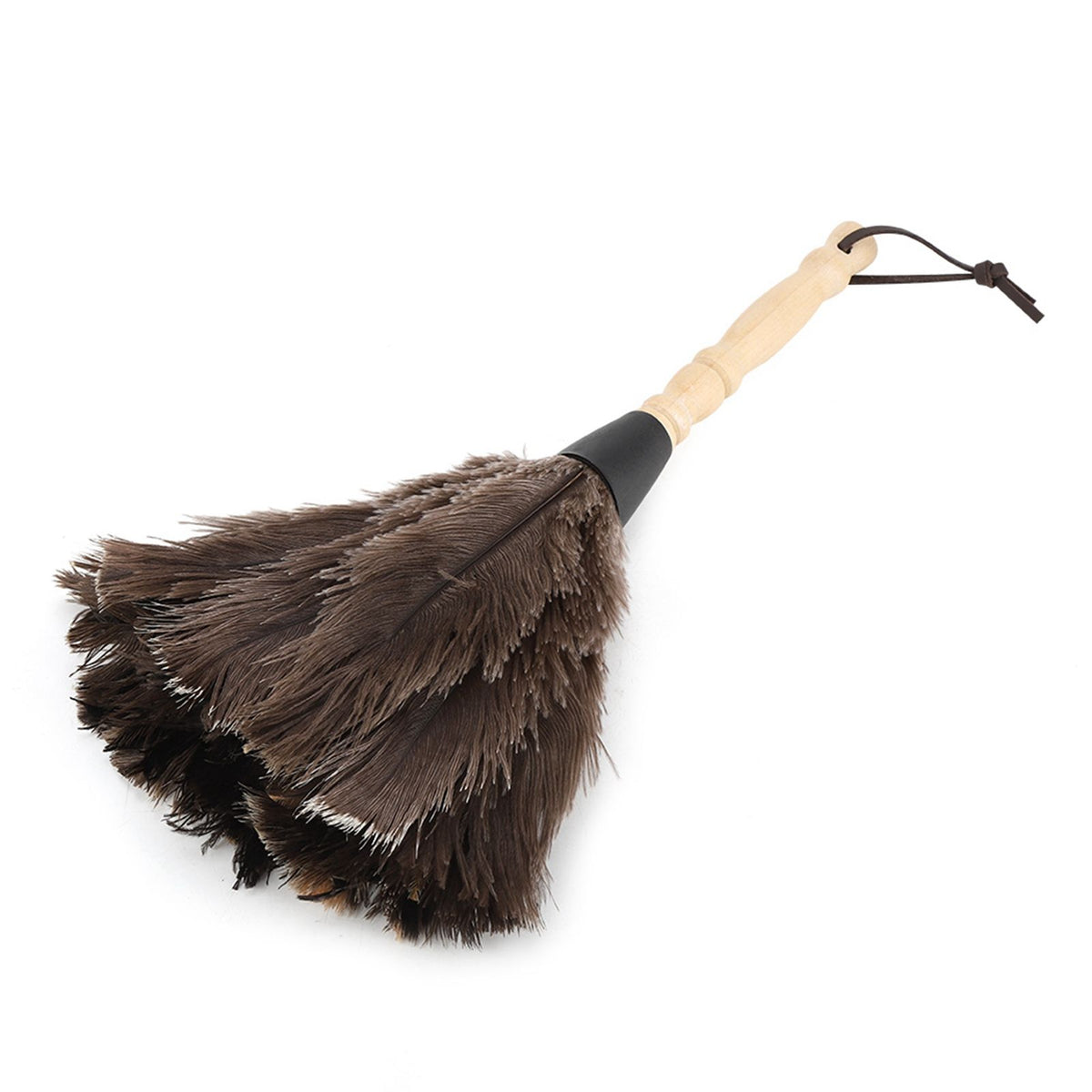 Mini Washable Reusable Ostrich Feather Duster for Books Keyboard Office Home