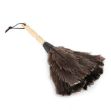 Mini Washable Reusable Ostrich Feather Duster for Books Keyboard Office Home