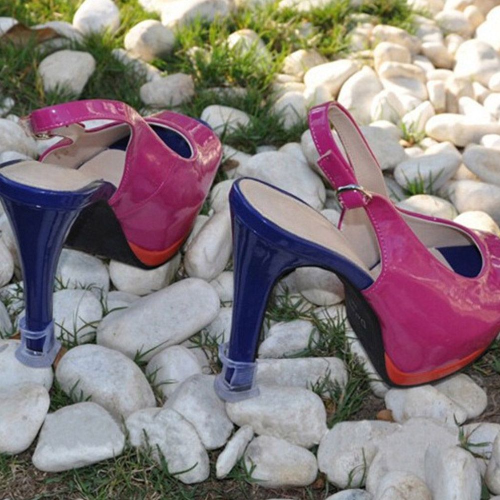 1Pc Women Heel Protector Shoes Stopper High Heels Tips Stiletto Cover for Daily Walking(Small)