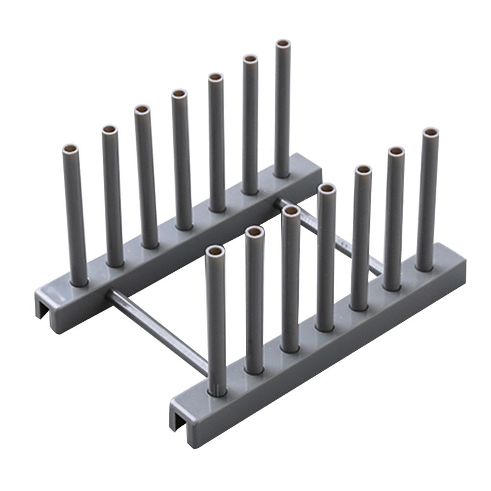 1Pc Removable Dish Plate Drying Rack Draining Board Stand Holder for Kitchen Supplies(Grey)