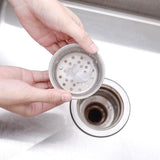 100pcs/set Kitchen Sink Drain Strainer Disposable Mesh Bag Residue Waste Filter Bags Catcher - Front View