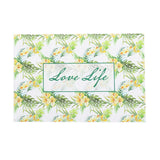 Fashionable Non Slip Table Dining PVC Placemat Insulation Pad Rectangle Tableware Mat(#1)