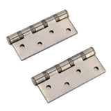 4in 3mm Stainless Steel Door Hinge Loose Pin Muffler Buffer Hinges Mute Bearing(Plating Yellow)