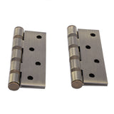 4in 3mm Stainless Steel Door Hinge Loose Pin Muffler Buffer Hinges Mute Bearing(Plating Yellow) - Extra Image