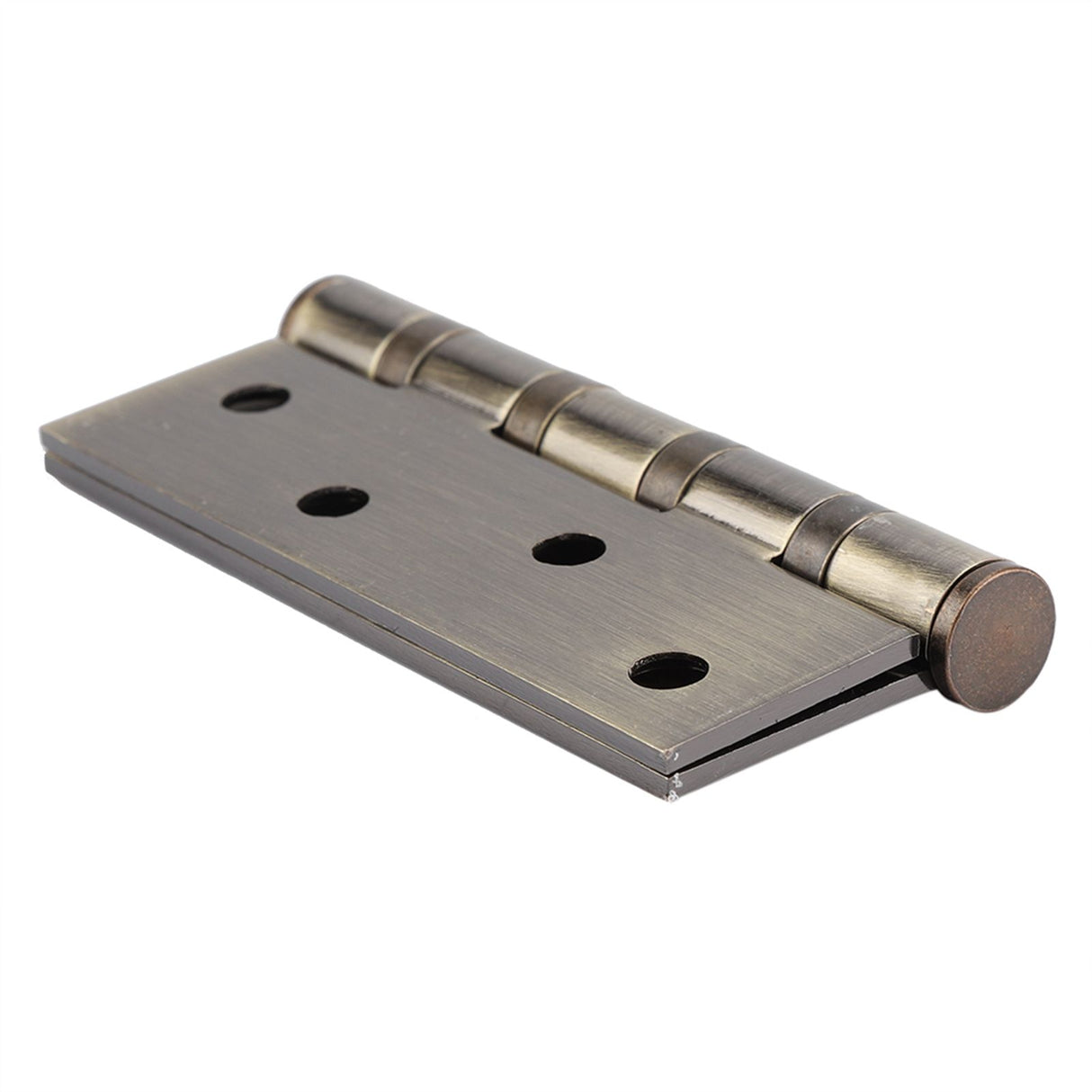 4in 3mm Stainless Steel Door Hinge Loose Pin Muffler Buffer Hinges Mute Bearing(Plating Yellow)