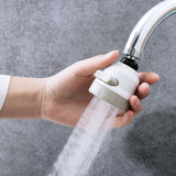 3-levels Splashing Kitchen Tap Shower Head Water Saving Kitchen Faucet Shower Head - Close-Up Angle