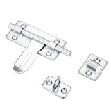 1Pc 4inch Stainless Steel Security Home Door Bolt Padlock Sliding Barrel Bolts Window Lock