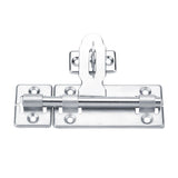 1Pc 4inch Stainless Steel Security Home Door Bolt Padlock Sliding Barrel Bolts Window Lock