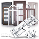 1Pc 4inch Stainless Steel Security Home Door Bolt Padlock Sliding Barrel Bolts Window Lock
