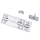 1Pc 4inch Stainless Steel Security Home Door Bolt Padlock Sliding Barrel Bolts Window Lock - Extra Image
