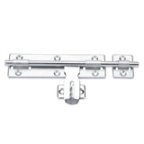 1Pc 8inch Stainless Steel Security Home Door Bolt Padlock Sliding Barrel Bolts Window Lock