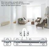 1Pc 8inch Stainless Steel Security Home Door Bolt Padlock Sliding Barrel Bolts Window Lock